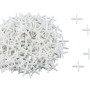 Distanziatori per piastrelle LUX, 2 mm, 250 pezzi, per fughe uniformi.