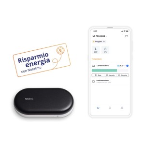 Netatmo Domotica: Controllo intelligente per riscaldamento e clima interno tramite app.