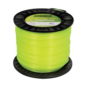 Bobina di filo giallo per decespugliatori e tagliabordi.