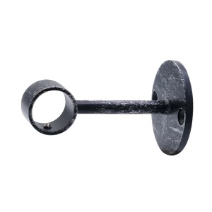 t.b.t. Supporto a parete per bastone per tenda, metallo, per fissare le tende.