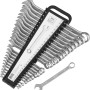 Set di chiavi combinate da 25 pezzi (6-32 mm) con supporto. Utensile per avvitare auto e altro.