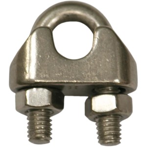 t.b.t. Morsetto per fune metallica, morsetto a vite in metallo per funi.