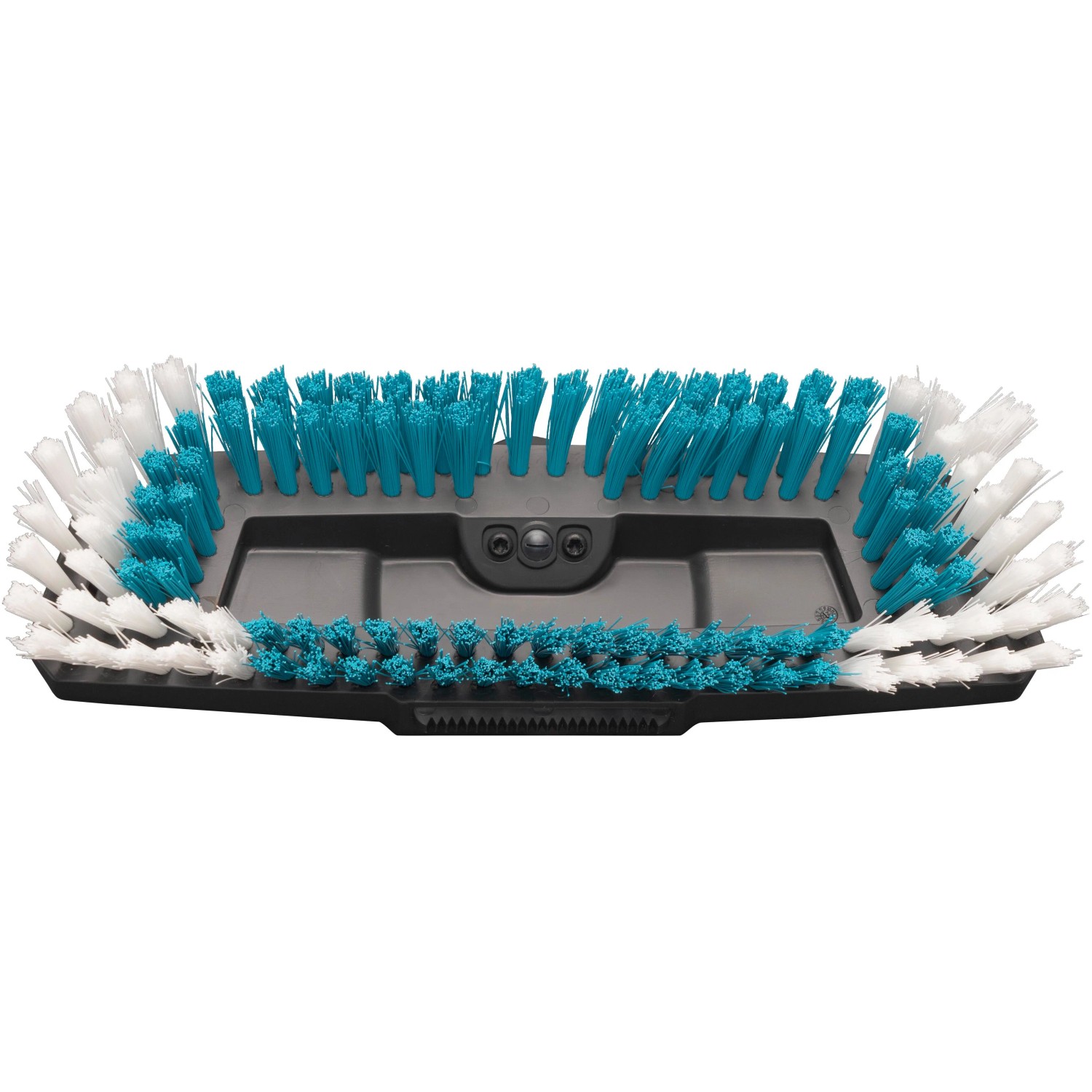 Gardena Cleansystem Spazzola Hard, antracite, con setole dure bianche e turchesi per superfici resistenti.