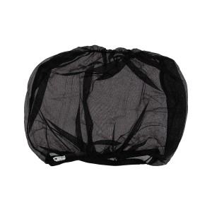 Rete elastica nera per sedili auto, accessorio interno auto.