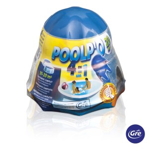 t.b.t. Galleggiante di dosaggio per la cura della piscina, soluzione 4 in 1.