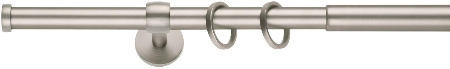 Asta per tende da doccia ALU 105 - 180 cm argento opaco