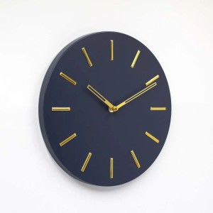 Orologio da parete Altair Ø 30x4 cm blu