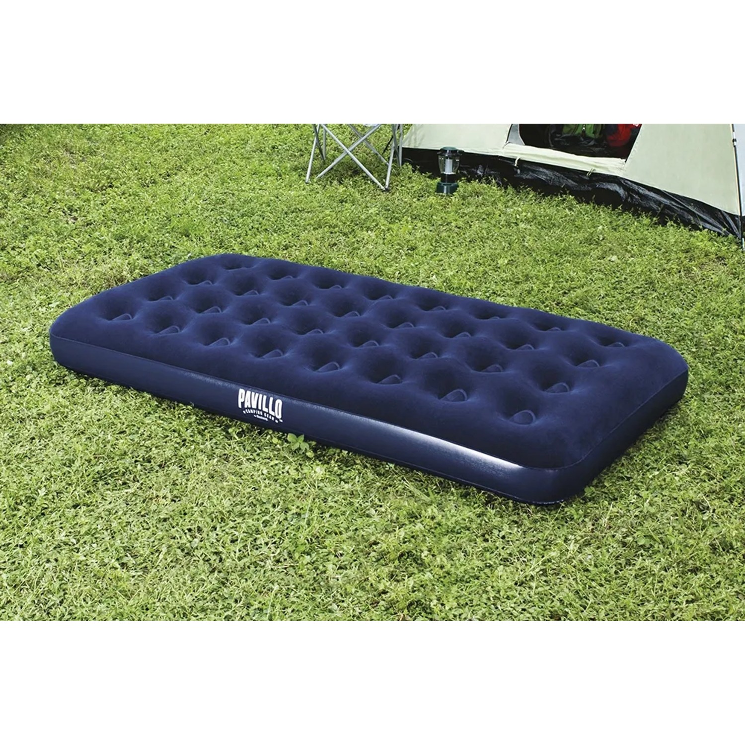 Bestway Letto per ospiti Classic, blu, 188x99x22cm, materasso ad aria da campeggio per una persona.