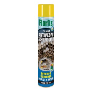 Bomboletta spray antivespe Flortis gialla.