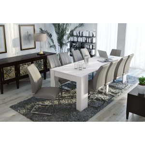 Consolle allungabile Luka bianco 90x52x77 cm