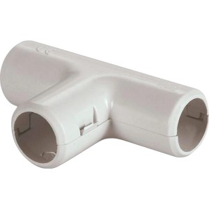 Raccordo a T bianco per tubi, categoria: Giunti per tubi.