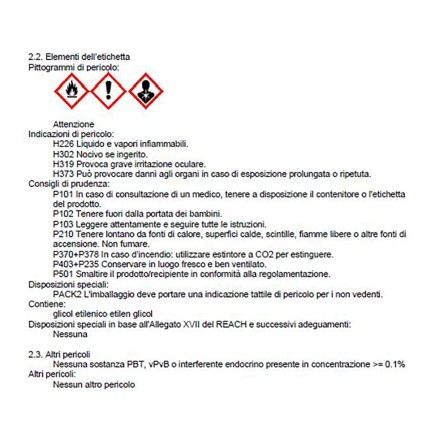 ADDITIVO PER MOTORI DIESEL 'AD BLUE' ML. 100 - flaconcino