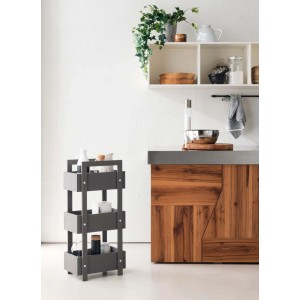 Mensola bagno Format Trilogy truciolato lino grigio