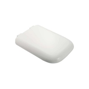 Copriwater Conca urea cerniera inox fissaggio basso bianco