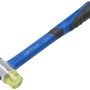Martello combinato LUX Classic con manico in fibra di vetro e teste sostituibili.