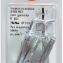 Fischer Tasselli SBS 9/2 con gancio, 4 pezzi, per muratura. Tassello universale in acciaio.