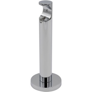 Supporto per bastone per tende Mydeco Function, cromato, per bastoni fino a 2 cm di diametro, distanza dalla parete 12 cm.