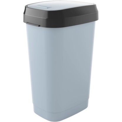 Pattumiera KIS Dual Swing Bin L 50 l grigio