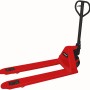 Transpallet rosso Einhell TC-PT 2500 per officina, magazzino e trasporto.