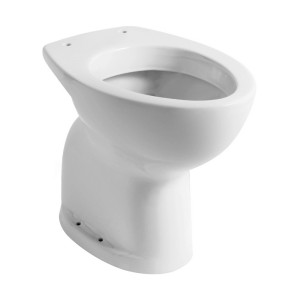 Vaso WC t.b.t., WC a terra in ceramica, bianco.