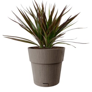 Vaso per piante plastica riciclata Tortora Ø 30 cm