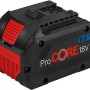 Bosch Professional ProCore 18V 8Ah batteria per elettroutensili, nero/rosso.