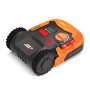 Worx Landroid S250 robot tagliaerba WR168E: Robot rasaerba compatto nero e arancione.