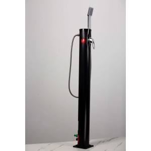 Doccia solare con rubinetto doccetta semi-alta 10l