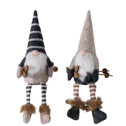 Gnomo Jolanthe in morbido tessuto H 20 cm modelli assortiti