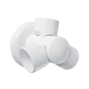 Dettaglio di t.b.t. bianco per la sicurezza del bagno.