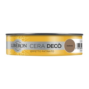 Barattolo di cera per mobili t.b.t. marrone per interni.