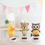 Figure solari decorative: anatra, orso e gufo come decorazioni divertenti per casa e giardino.