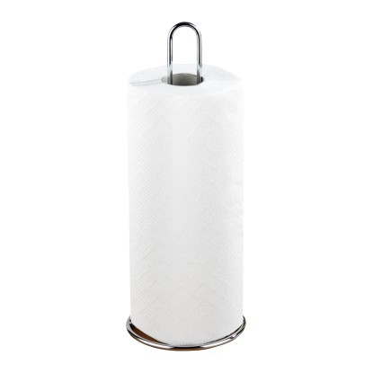 Portarotolo carta cucina cromato in metallo