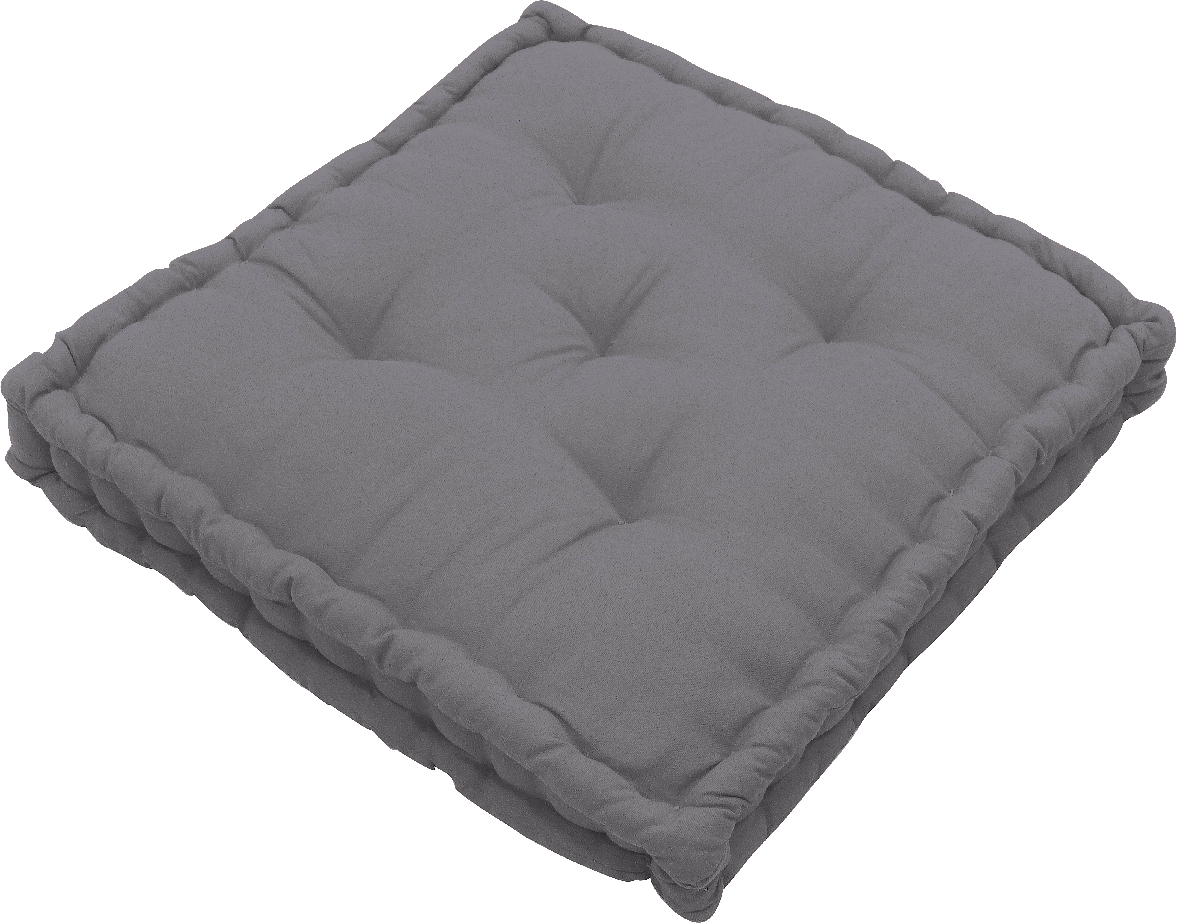 Cuscino da pavimento Futon colore grigio chiaro 60x60 cm