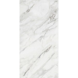 Piastrella da rivestimento bianca effetto marmo per bagno e cucina.