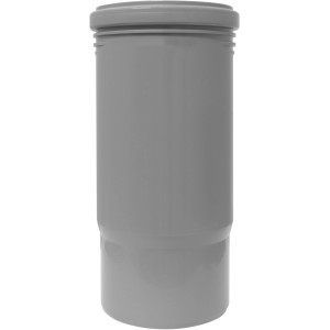 Elemento di raccordo per tubi HT grigio per tubi di scarico.