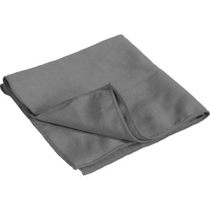 Panno in microfibra grigio OBI per la cura dell'auto, senza pelucchi.