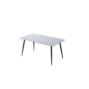 Tavolo da pranzo Mila bianco 140x80x75 cm