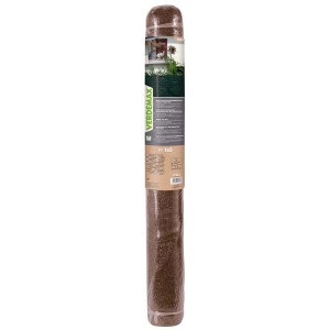 Rotolo frangivista Verdemax, marrone, 1x5m, per montaggio su balcone o recinzione da giardino.