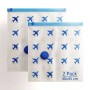 Set 2 Sacchetti sottovuoto per zaino da viaggio 40x45 cm