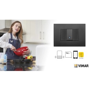 Deviatore connesso IoT Vimar Arké View Wireless grigio