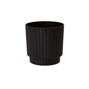 Vaso cyli petit in plastica Ø 14 cm nero