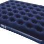 Letto gonfiabile Bestway blu, 203x152x22cm, superficie floccata, ideale per campeggio e ospiti.