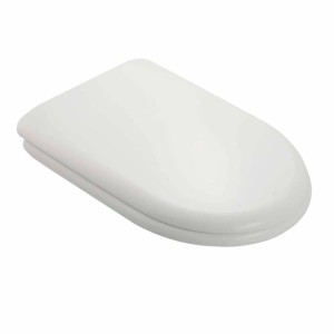 Copriwater Sintesi urea cerniera acciaio fissaggio alto tassello bianco