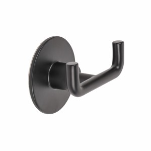 Appendiabiti da parete t.b.t. nero per bagno e cucina.