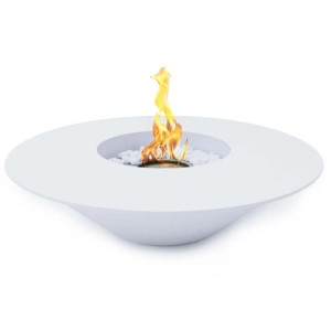Camino a bioetanolo giardino Divina Fire Santorini 3,5 kW Ø60 cm bianco