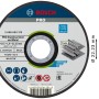 Disco da taglio Bosch Pro 115x1,6 mm per acciaio inox e metallo. Accessorio per smerigliatrice angolare.