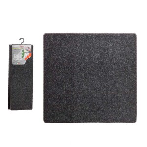 Tappetino auto t.b.t. grigio per interni, rettangolare.