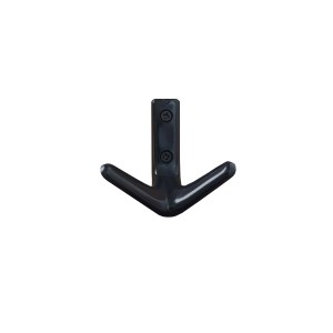 Appendiabiti nero t.b.t. per organizer armadio, per montaggio a parete.