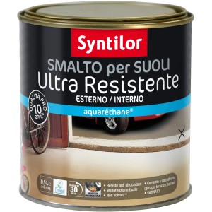 Barattolo di pittura per pavimenti Syntilor SMALTO per SUOLI Ultra Resistente.